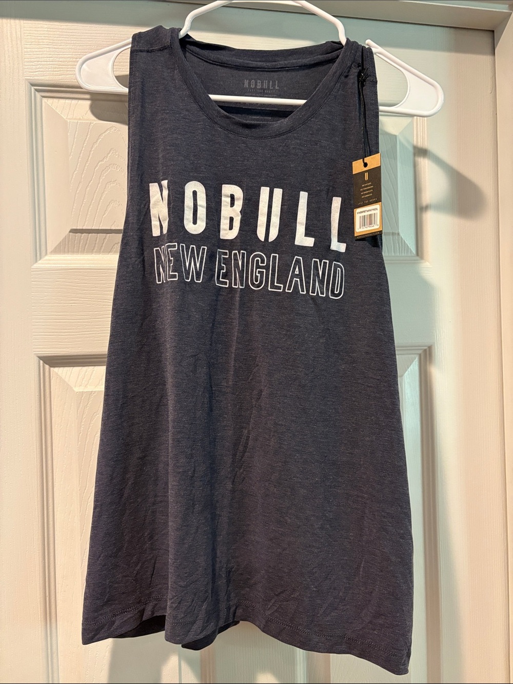 NOBULL  Charcoal Gray New England Graphic Muscle Tank
